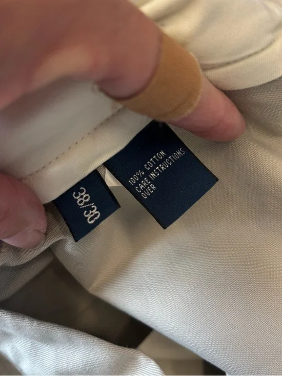 Polo Ralph Lauren Andrew Pants 38x30 Biege pleated - Picture 4 of 9